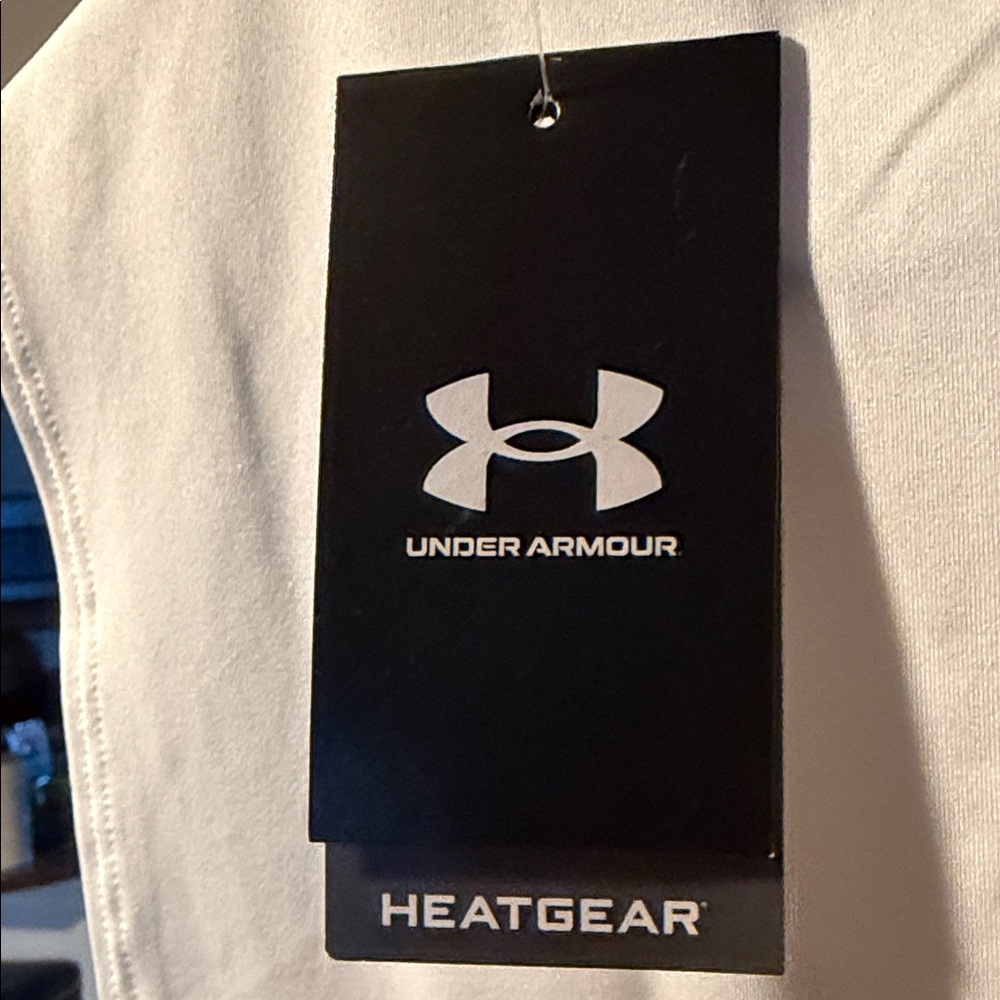 Under Armour Compression White Muscle Tee - Picture 7 of 7